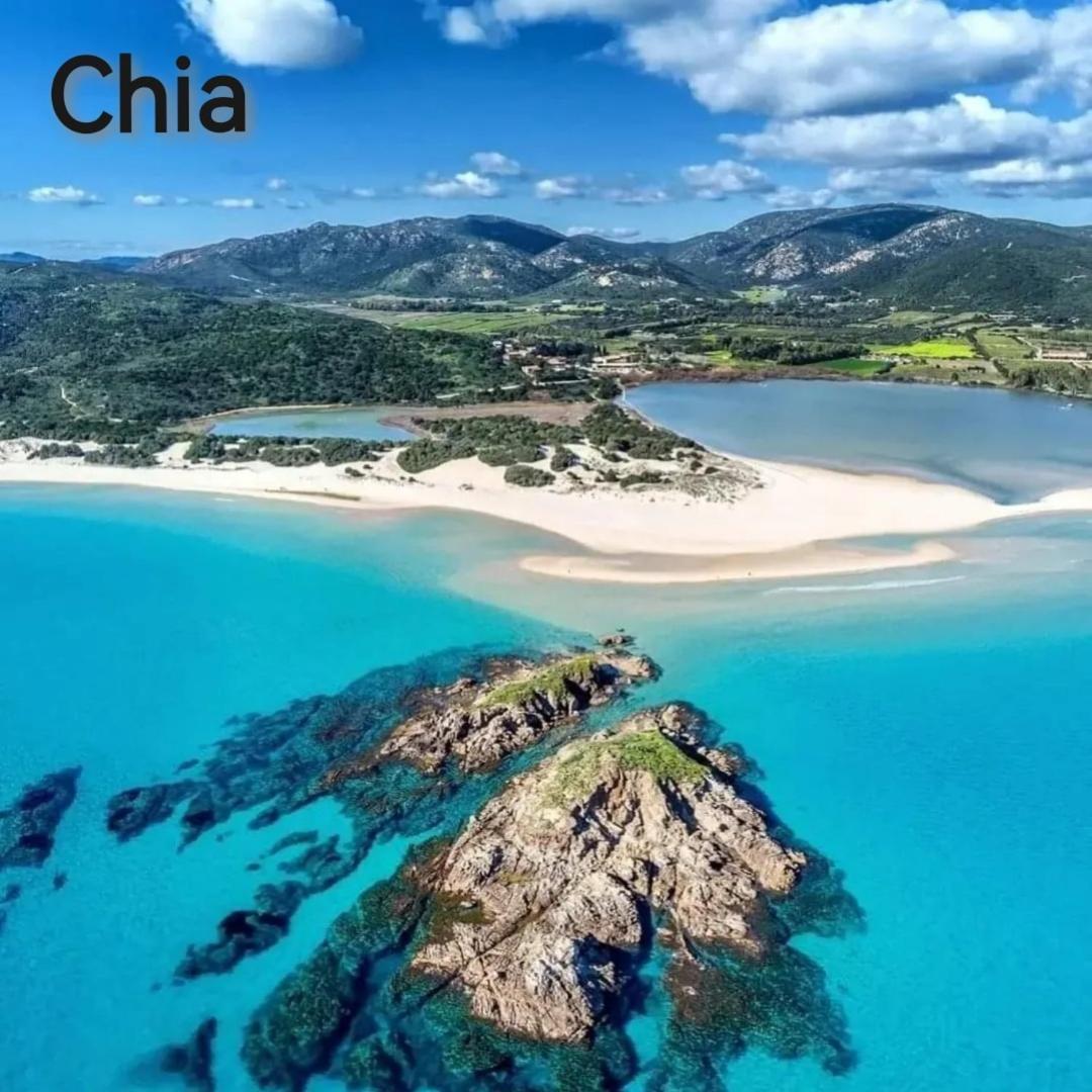 Casa Vacanze Richi&Michi Chia Villa Ngoại thất bức ảnh